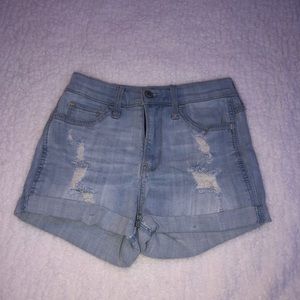 hollister jean shorts